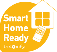 Logo: Smart Home Ready by somfy